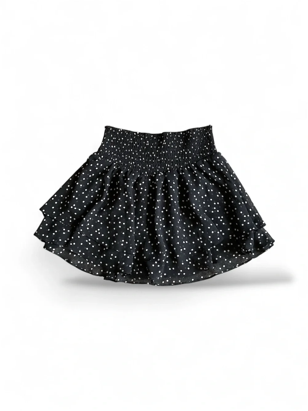 Urban Outfitters UO Ciara Flowy Printed Polka Dot Skort Size SP